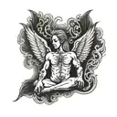 nirvana in utero tattoo design idea