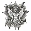 nirvana in utero tattoo design idea