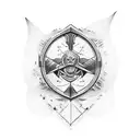 The word Invictus  tattoo design idea