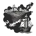 burn the boats tattoo design idea
