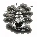 burn the boats tattoo design idea