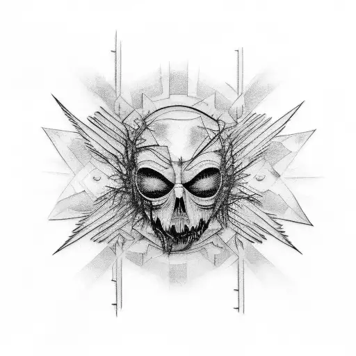 radiohead, placebo, the cure, The crow movie tattoo design idea