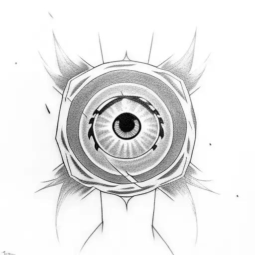 Itachi with Sharingan tattoo design idea