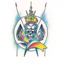 Anxiety tattoo design idea