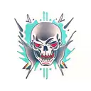 Anxiety tattoo design idea