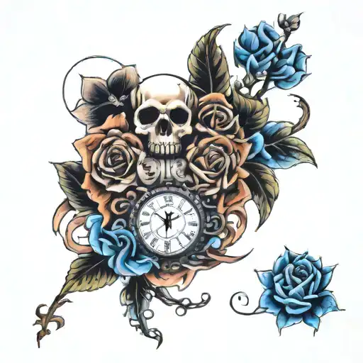 time 22:30 22:45 13 may 1998 date tattoo design idea