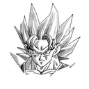 dragon ball Z ultra instinct  tattoo design idea