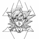 dragon ball Z ultra instinct  tattoo design idea