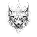 Fenrir tattoo design idea