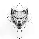 Fenrir tattoo design idea