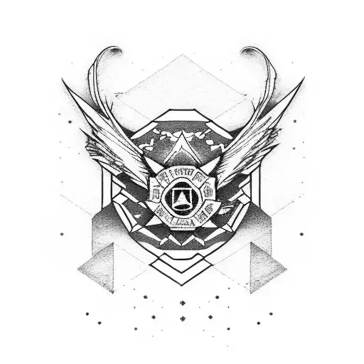 air force america mount shasta jiu jitsu tattoo design idea