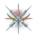 spinal sword with cross  tattoo design idea