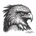 philippine eagle tattoo design idea