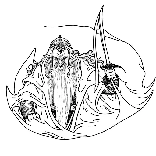 Lord of the rings "Riders of Rohan" tattoo design idea