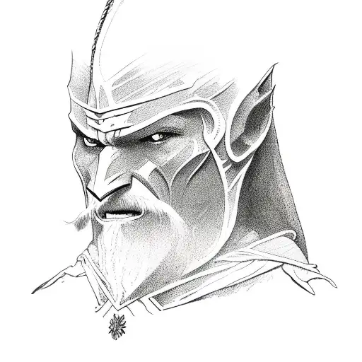 Lord of the rings Riders of Rohan tattoo design idea