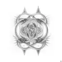It's a tattoo focused on a twin flame couple. Add Sacred geometry and Kundalini (Snakes). tattoo design idea