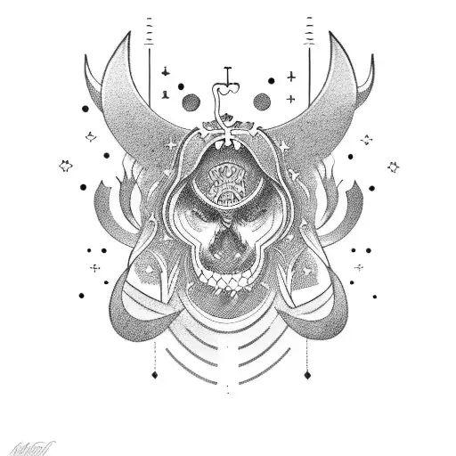 most holy night joy tattoo design idea