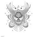 most holy night joy tattoo design idea