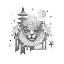 most holy night joy tattoo design idea