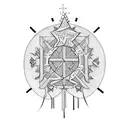 most holy night joy tattoo design idea