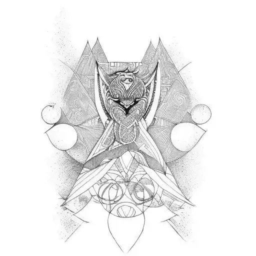 Scandinavian mythology tattoo design idea