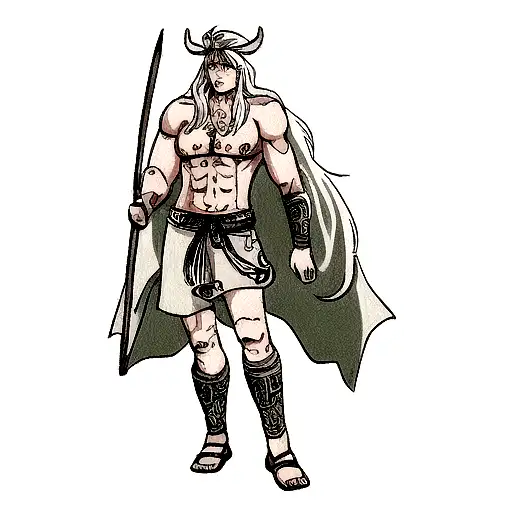 Viking tattoo, Scandinavian mythology tattoo design idea