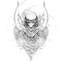 Create Waveform tatto with next names, Alonso Antonella tattoo design idea