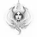 Create Waveform tatto with next names, Alonso Antonella tattoo design idea