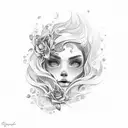 waveform with name Alonso Antonella tattoo design idea