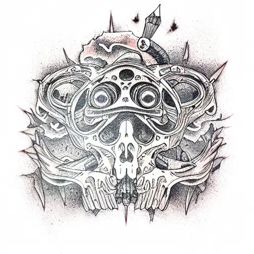 post apocalypse  tattoo design idea