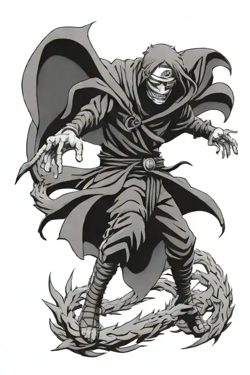 reaper death seal naruto  tattoo design idea