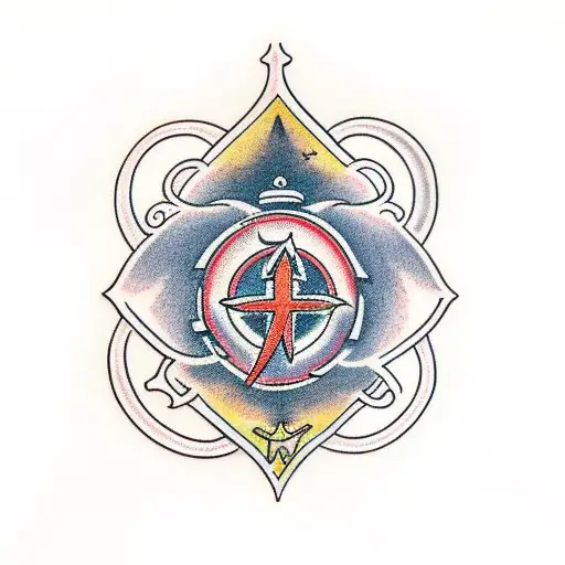 Holy Trinity tattoo design idea