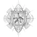 Holy Trinity tattoo design idea