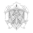 Holy Trinity tattoo design idea