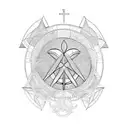 Holy Trinity tattoo design idea