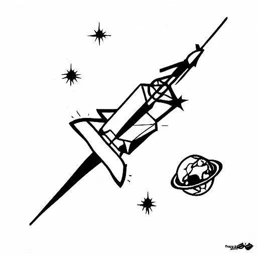 james webb space telescope tattoo design idea