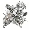 video game theme for forearm sleeve tattoo design idea