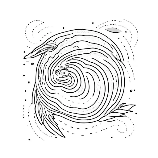 arco iris tattoo design idea