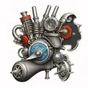 Ford v8 tattoo design idea