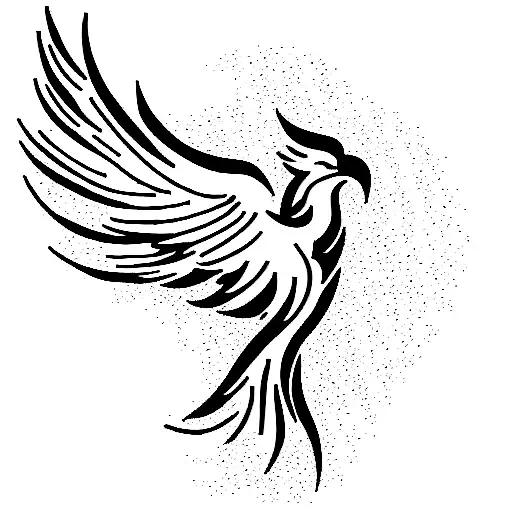 Phoenix tattoo design idea