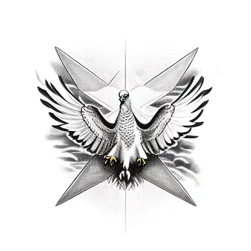 Peregrine falcon tattoo by grimmy3d on DeviantArt