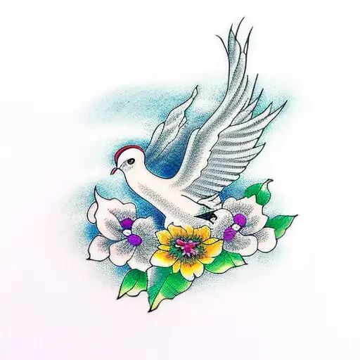 Dove Temporary Tattoo/ Small Dove Tattoo / Bird Tattoo / Dove Outline Tattoo  / Tiny Bird Tattoo / Love Tattoo / Religious Tattoo - Etsy
