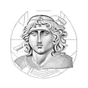 Alexander the Great tattoo design idea