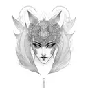 her name is nehir tattoo design idea