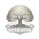 tree of life with first name Bryan in the roots tattoo design idea