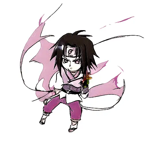 Sasuke Uchiha with Rinnegan tattoo design idea