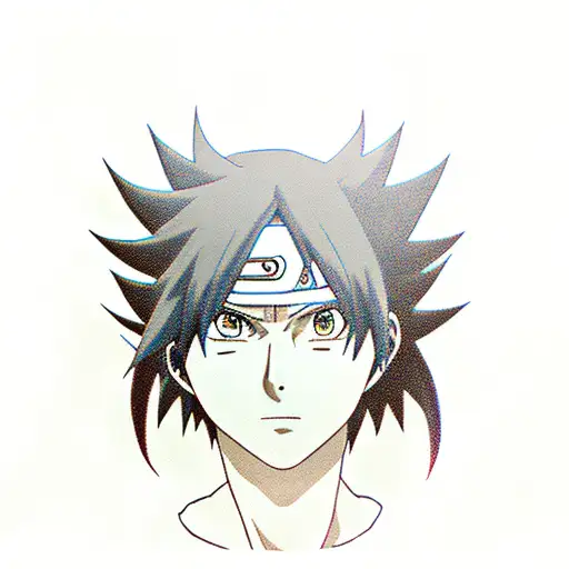 Sasuke Uchiha Rinnegan tattoo design idea