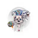 truly committed  tattoo design idea