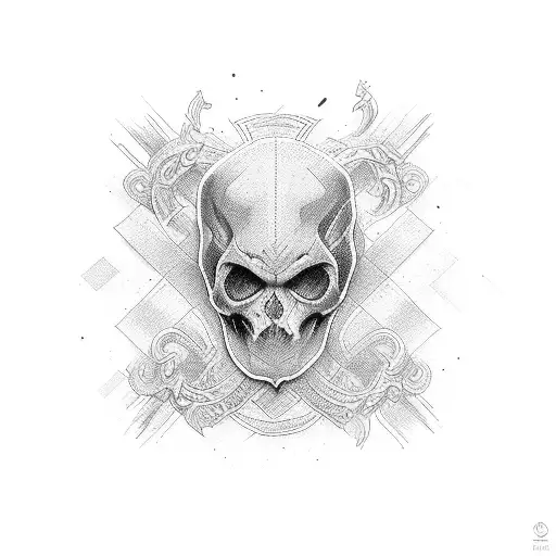 cross with banner tattoo design idea
