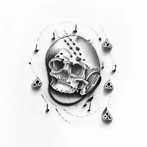 rock n roll music,jack daniels tattoo design idea